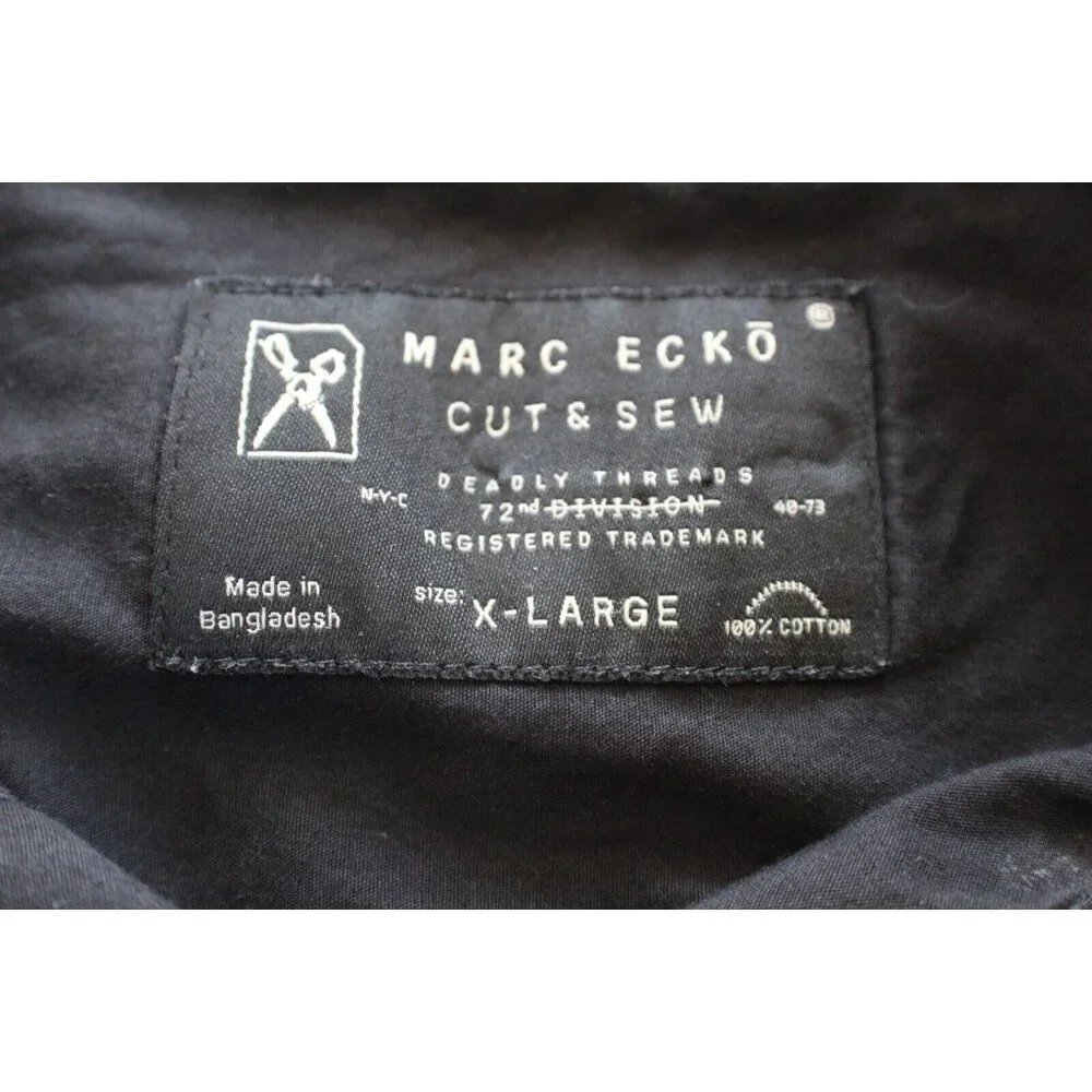 Marc‎ Ecko Cut & Sew Men's Button Up Shirt Size XL